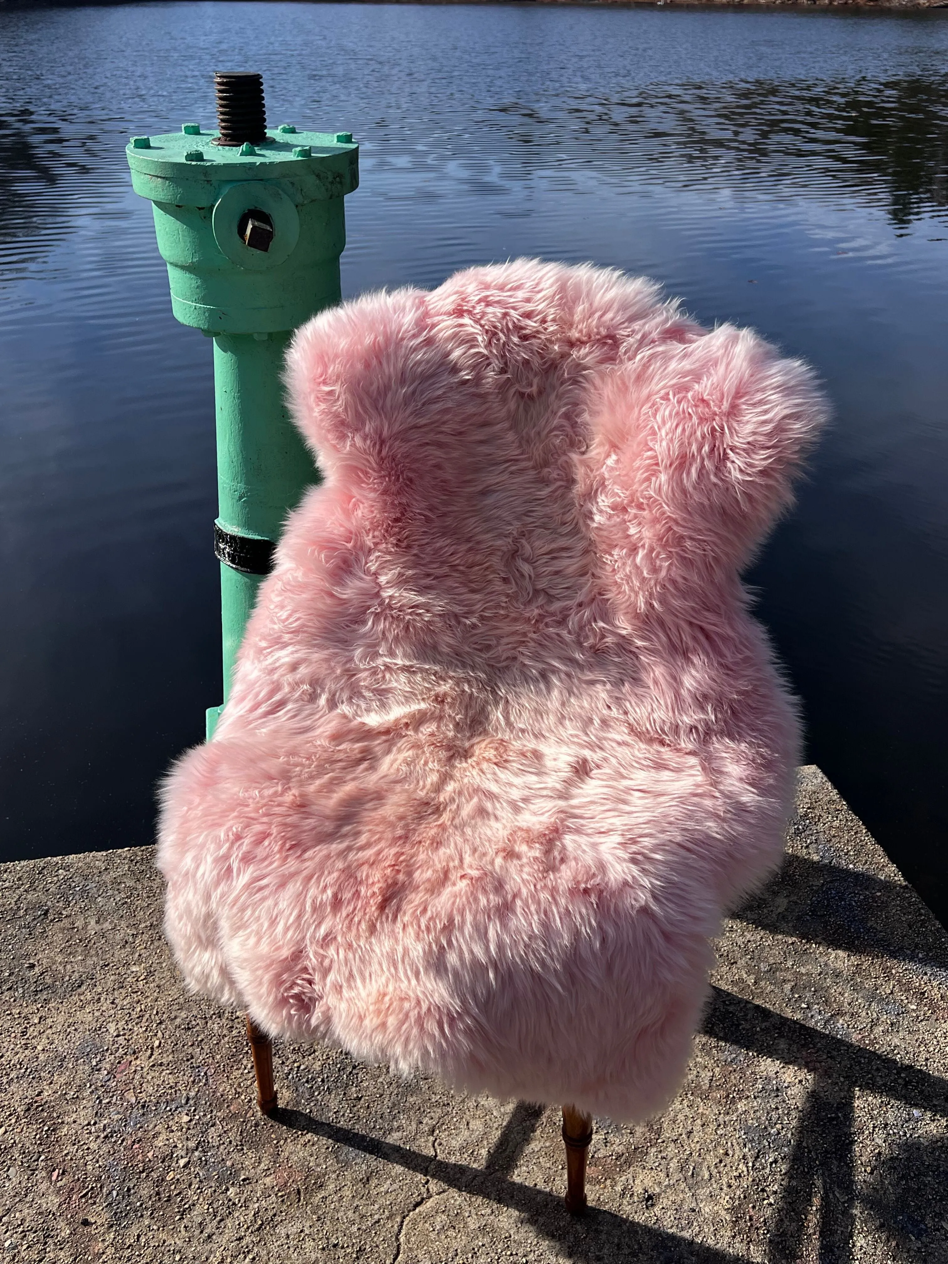 Pink Crystal Sheepskin