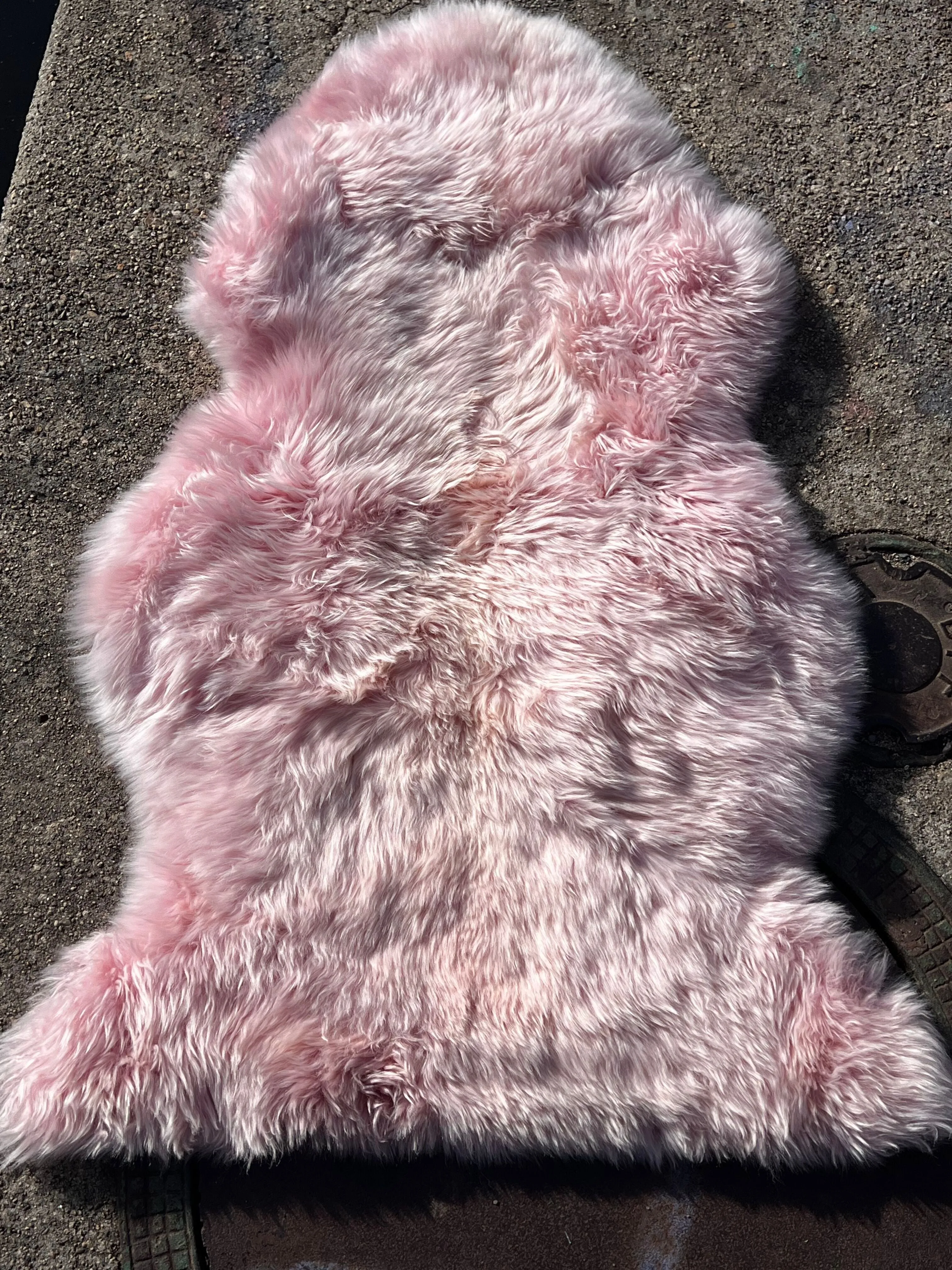 Pink Crystal Sheepskin