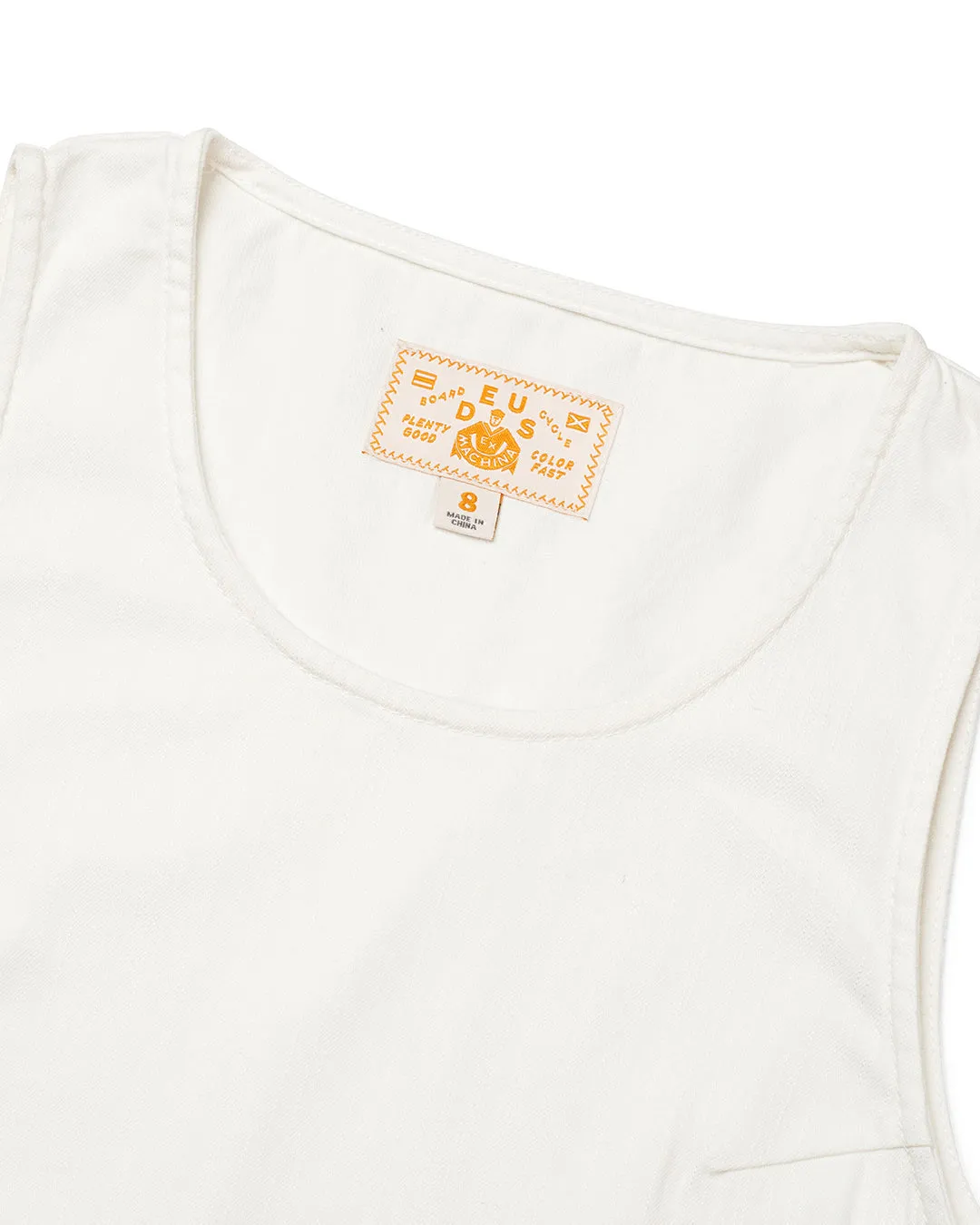 Piri Dress - Vintage White Chambray