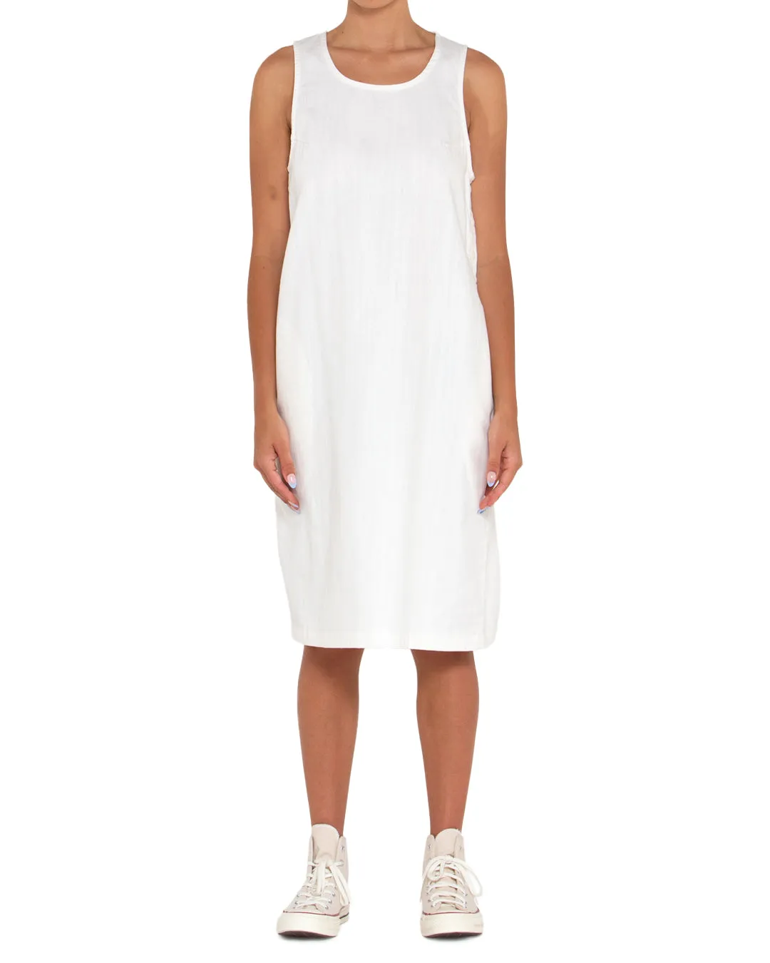 Piri Dress - Vintage White Chambray
