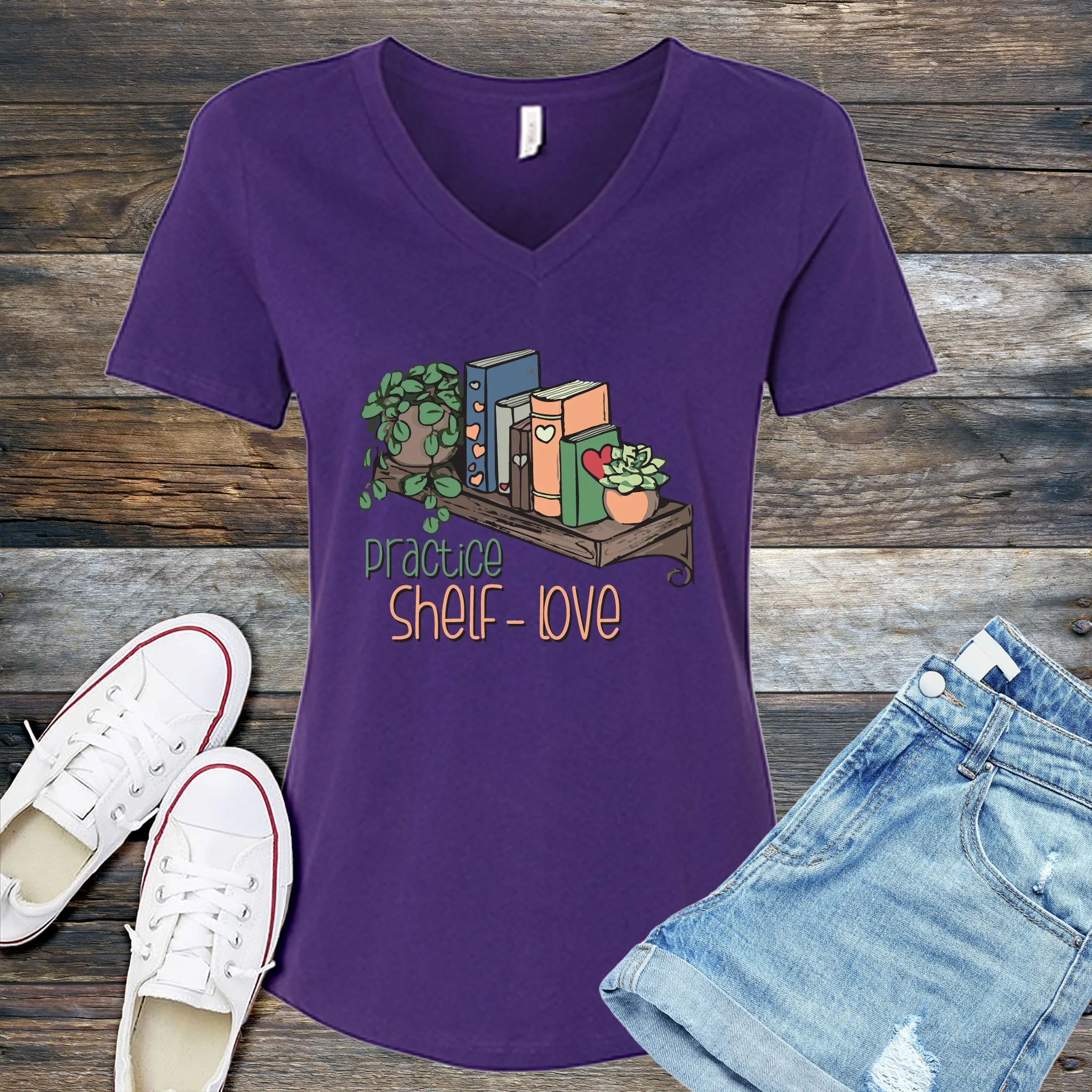 Practice Shelf Love V-Neck