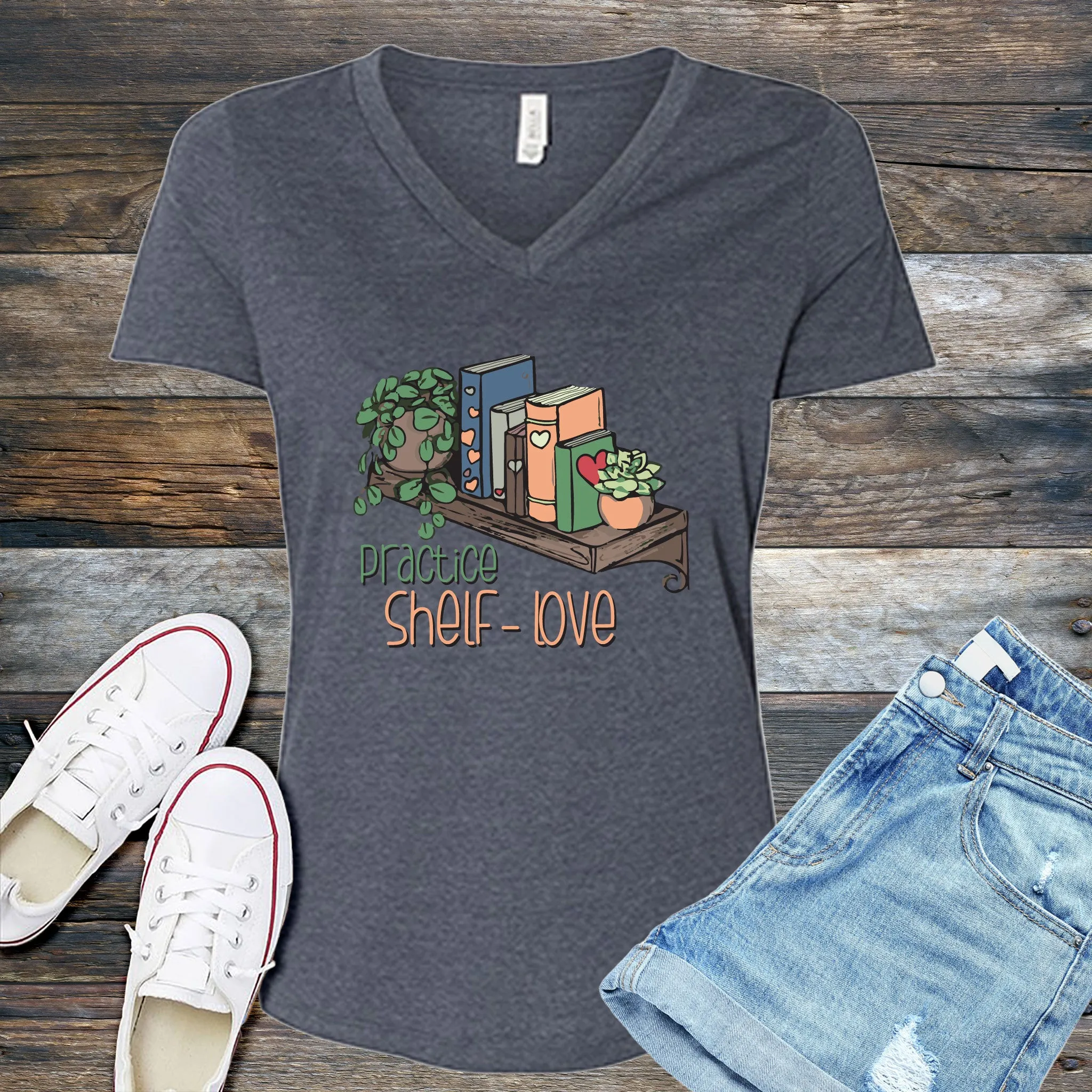 Practice Shelf Love V-Neck