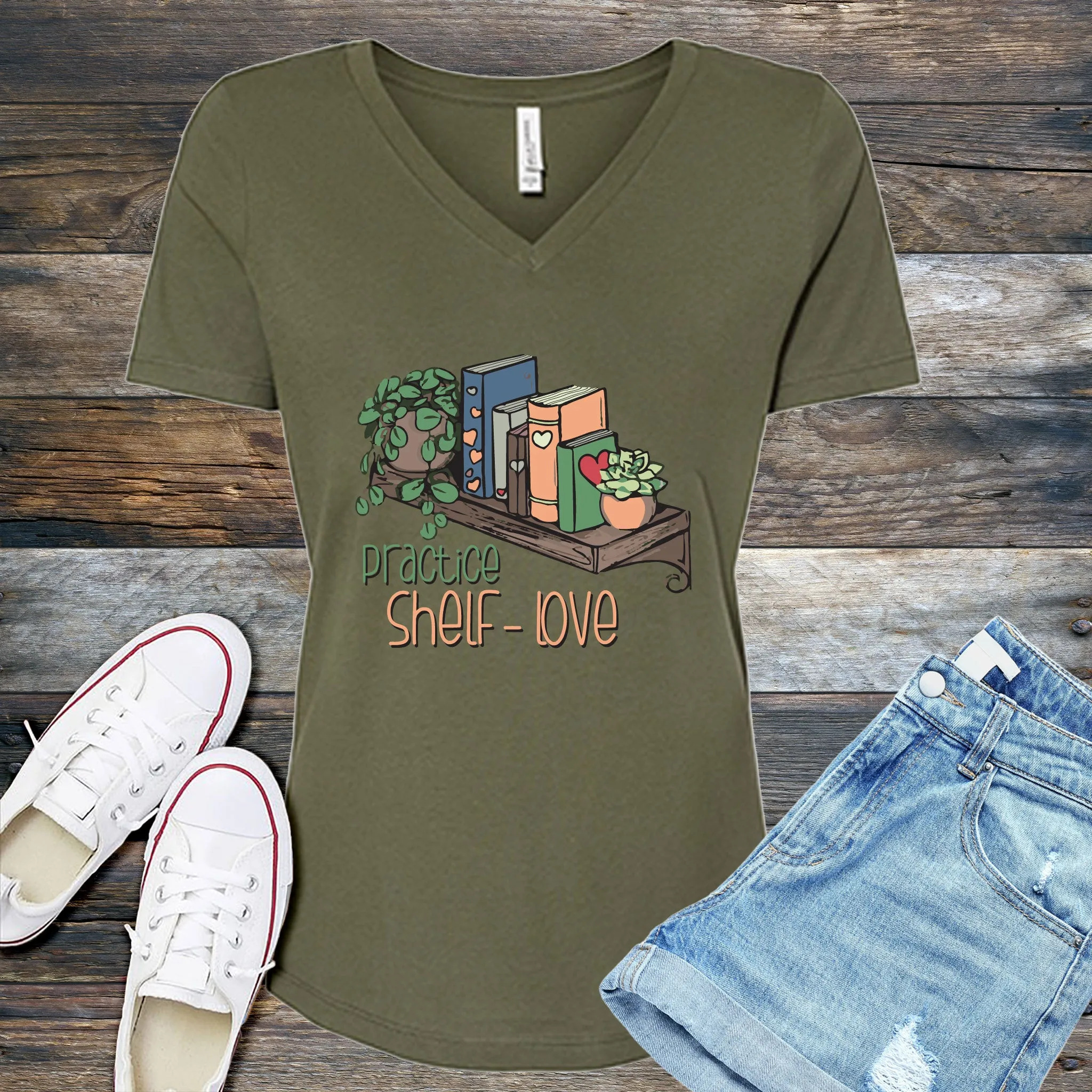 Practice Shelf Love V-Neck