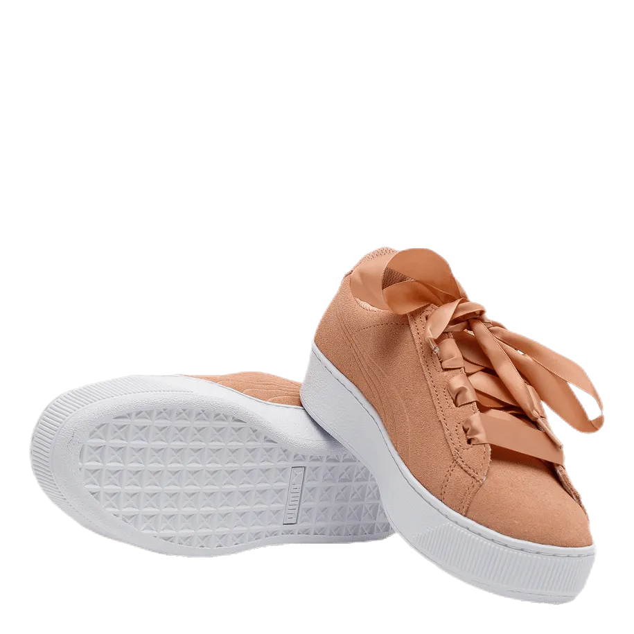 Puma Vikky Platform Ribbon Jr Beige