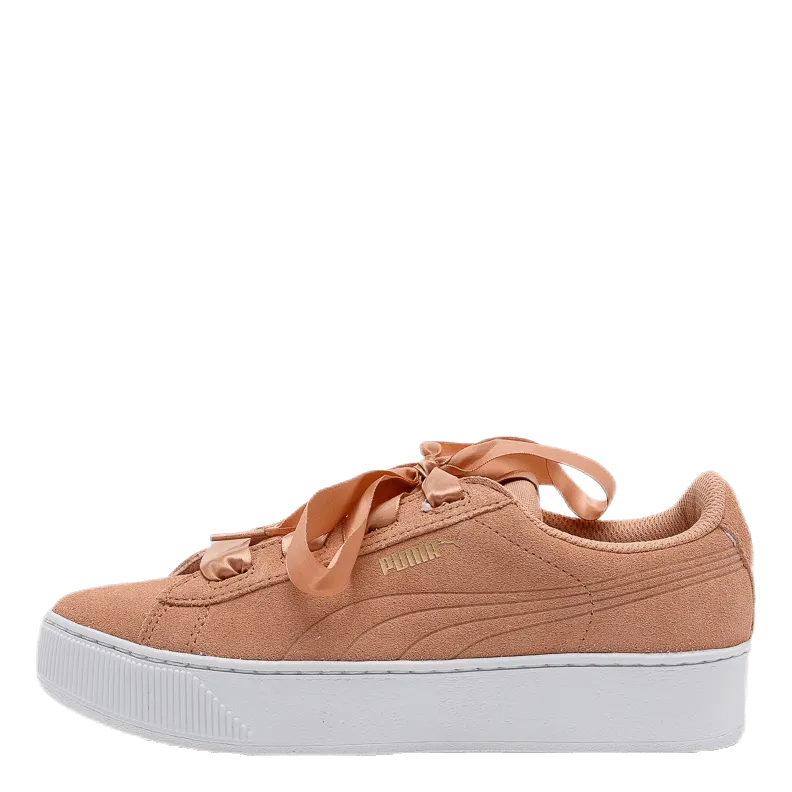 Puma Vikky Platform Ribbon Jr Beige