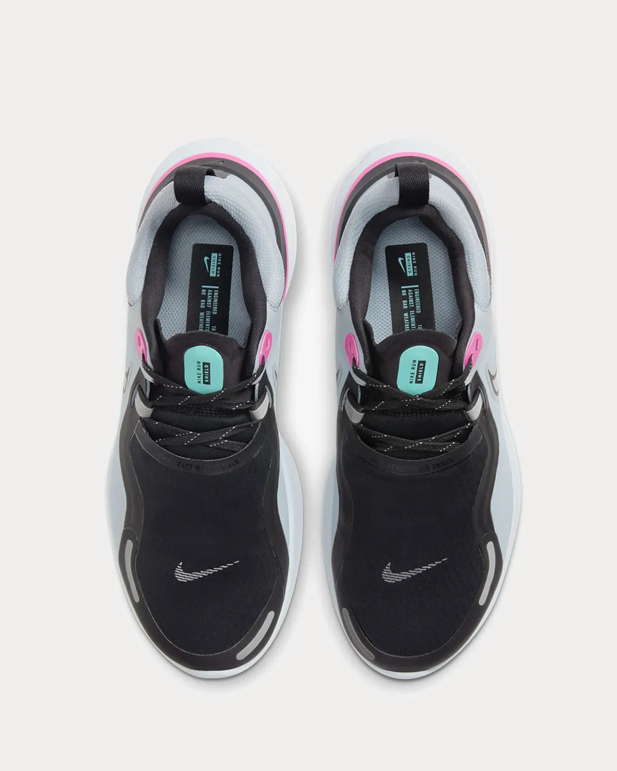 React Miler Shield Obsidian Mist Running Shoes
