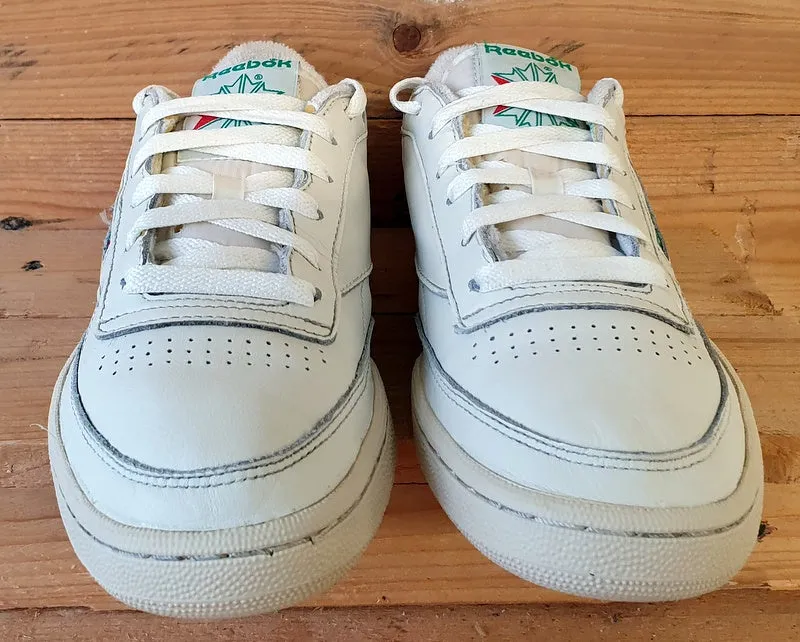 Reebok Classic Club C  85 leather Trainers UK7/US8/EU40.5 DV6434 Vintage Chalk