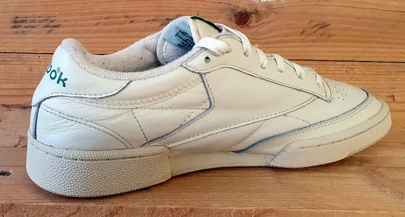 Reebok Classic Club C  85 leather Trainers UK7/US8/EU40.5 DV6434 Vintage Chalk