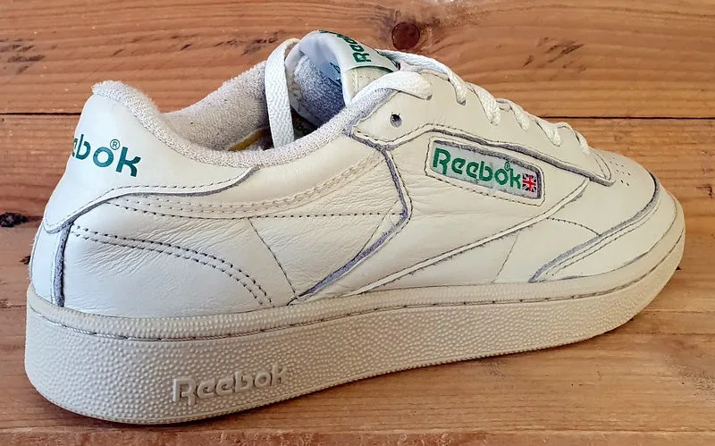 Reebok Classic Club C  85 leather Trainers UK7/US8/EU40.5 DV6434 Vintage Chalk