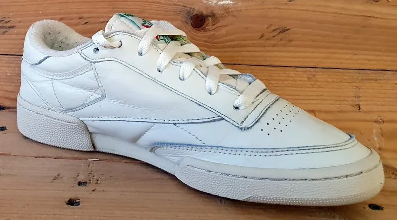 Reebok Classic Club C  85 leather Trainers UK7/US8/EU40.5 DV6434 Vintage Chalk