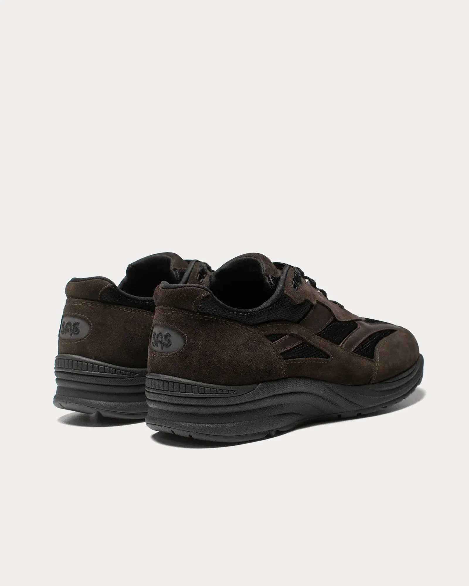SAS Journey Mesh Loam Brown / Black Low Top Sneakers