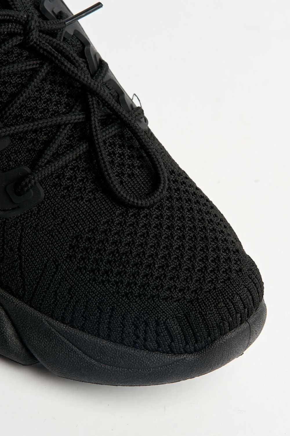 Savi Lace Up Trainers in Black