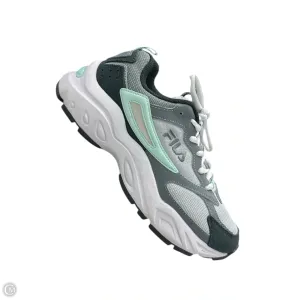 Shoes Athletic By Fila In Grey & White, Size: 7.5