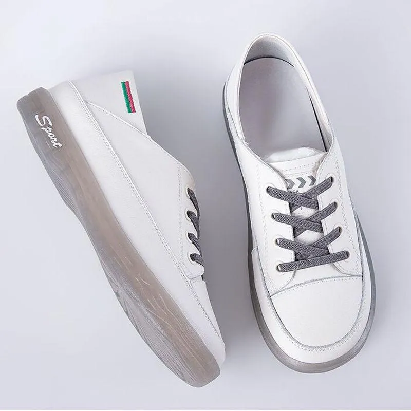 Soft-soled versatile leather casual shoes