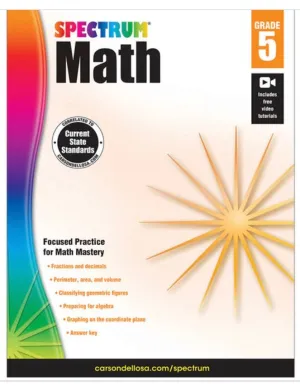 Spectrum Math, grade 5