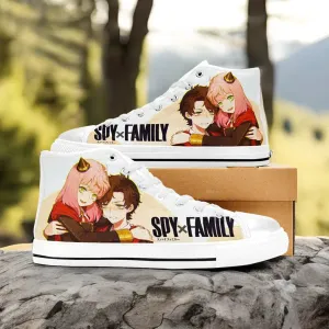 Spy x Family Anya Damian Shoes High Tops Sneakers for Kids and Adults