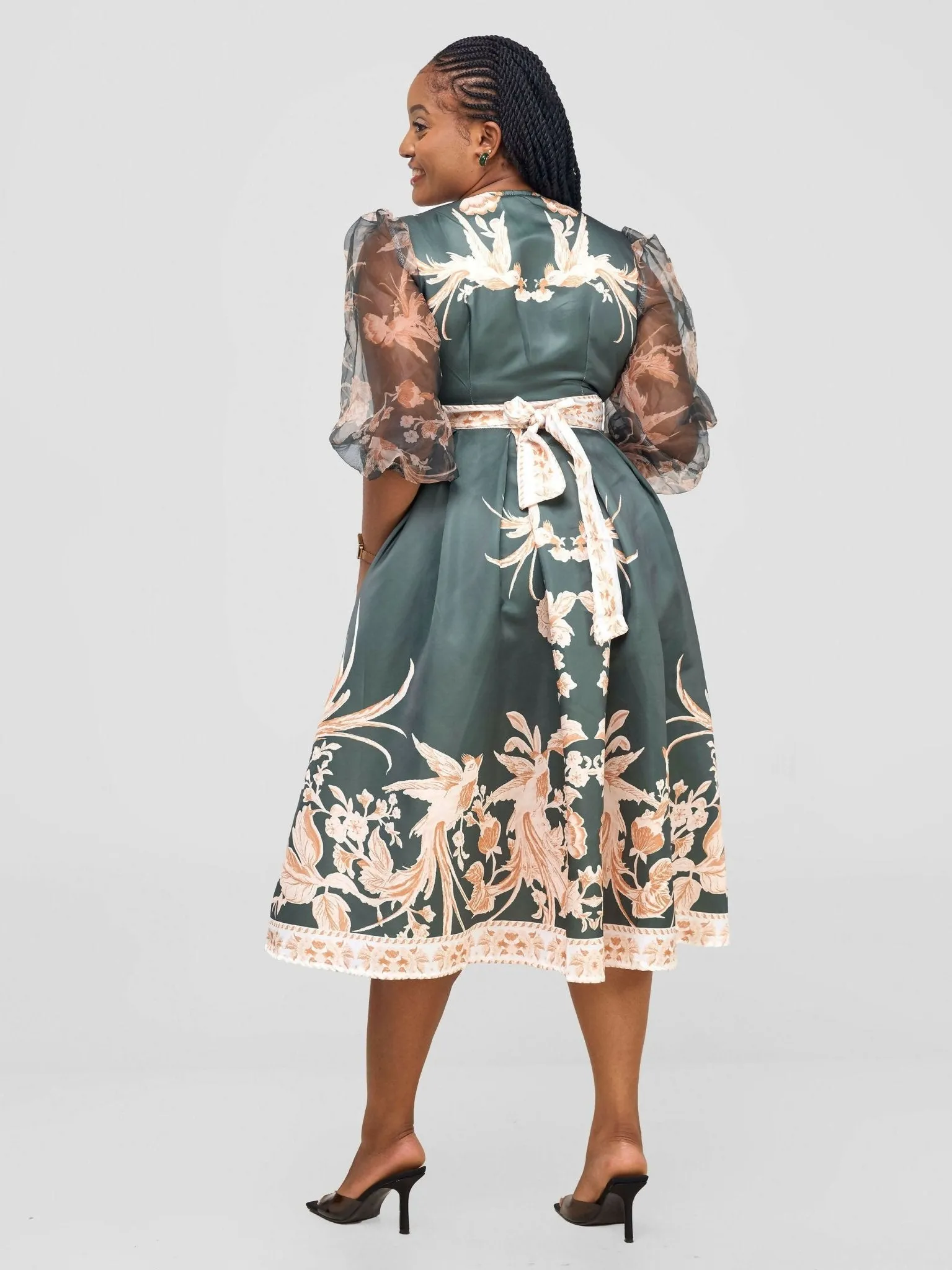 Stylish Sisters Dress - Green