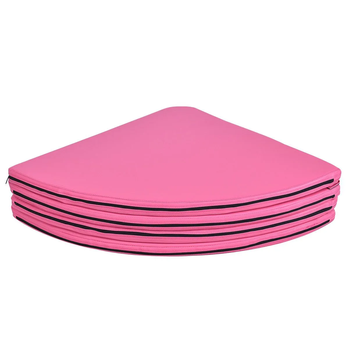 Tangkula Pole Dance Mat Foldable Yoga Exercise Safety Dancing Cushion Steel Pipe Crash Mat, Dia 5ft x 2"