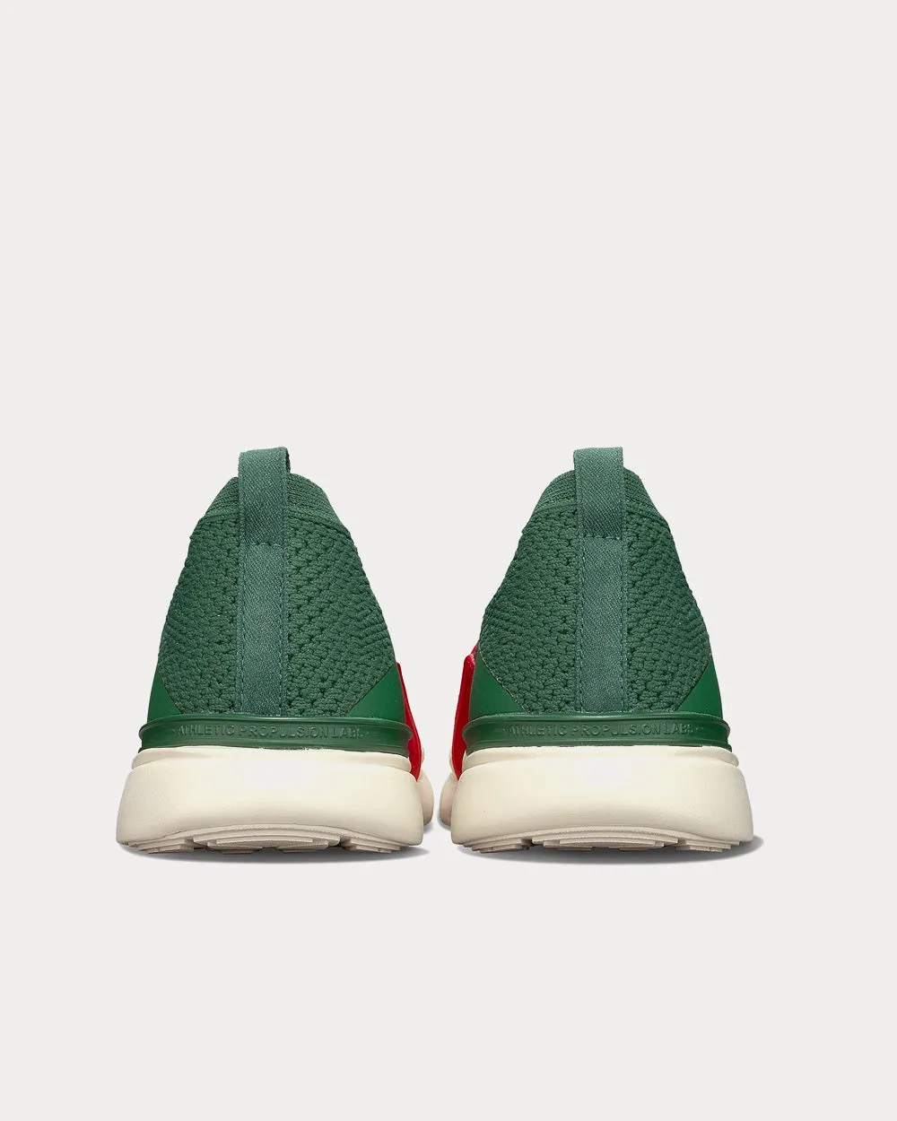 TechLoom Bliss Dark Green / Red / Pristine Running Shoes