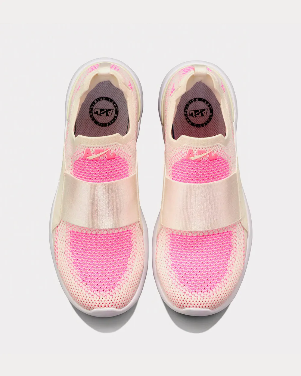 TechLoom Bliss Pristine / Fusion Pink Running Shoes