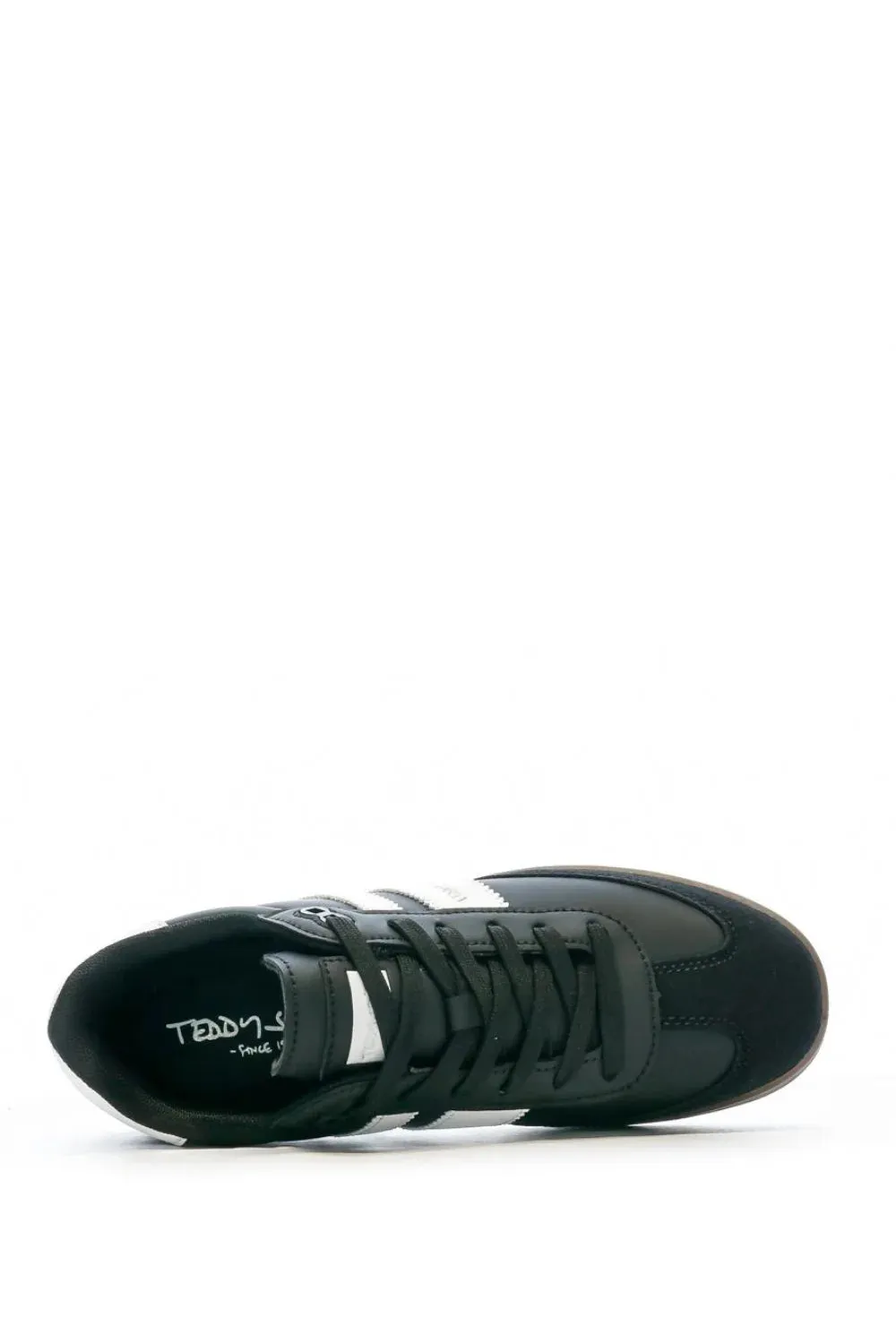 TEDDY SMITH 78812 BLACK SLIMLINE TRAINERS