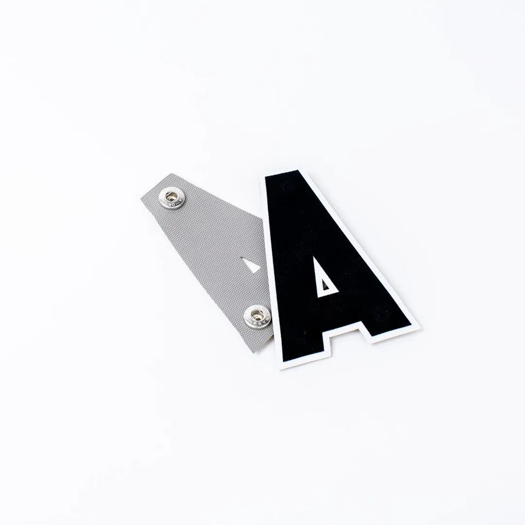 The Captain Snap On 'A' for Hockey Jerseys