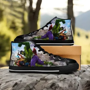 The Incredible Hulk vs Thor Shoes High Top Sneakers for Kids and Adults
