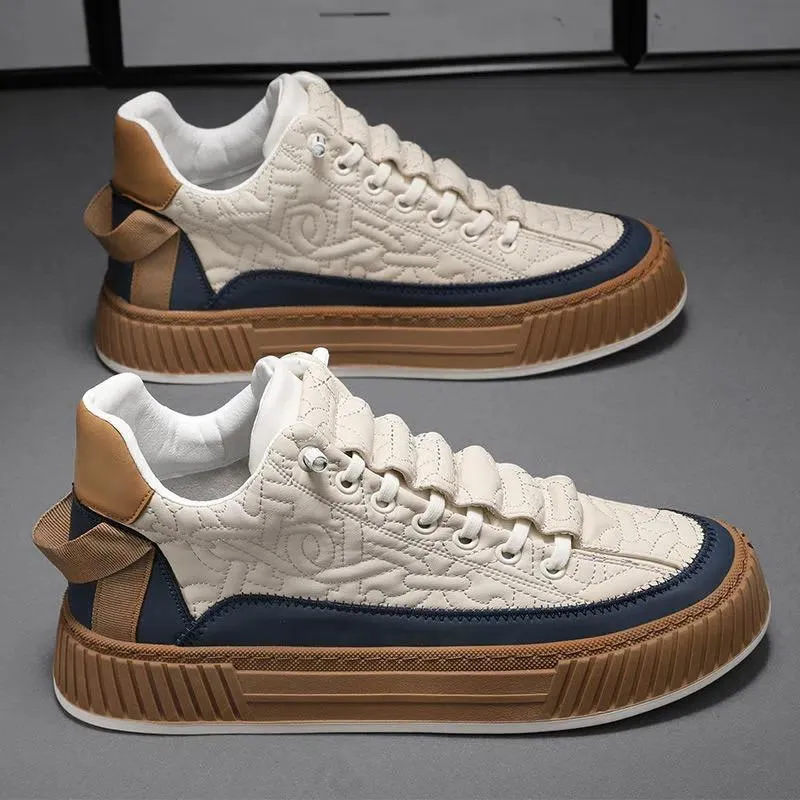 Thick bottom plate versatile light casual sports shoes