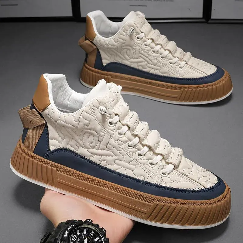 Thick bottom plate versatile light casual sports shoes