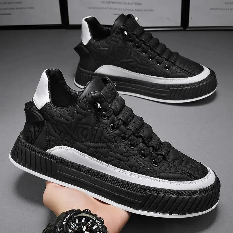 Thick bottom plate versatile light casual sports shoes