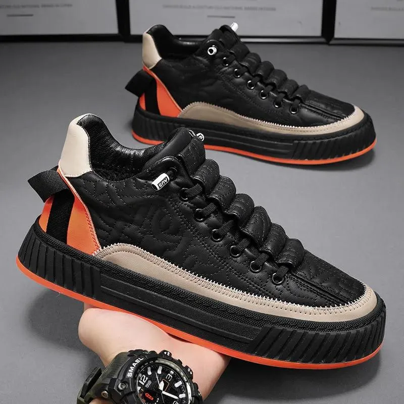 Thick bottom plate versatile light casual sports shoes