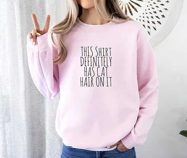 This Shirt Definitely Has Cat Hair On It Women's 3 Piece Pajama Set - In 3 Color Choices