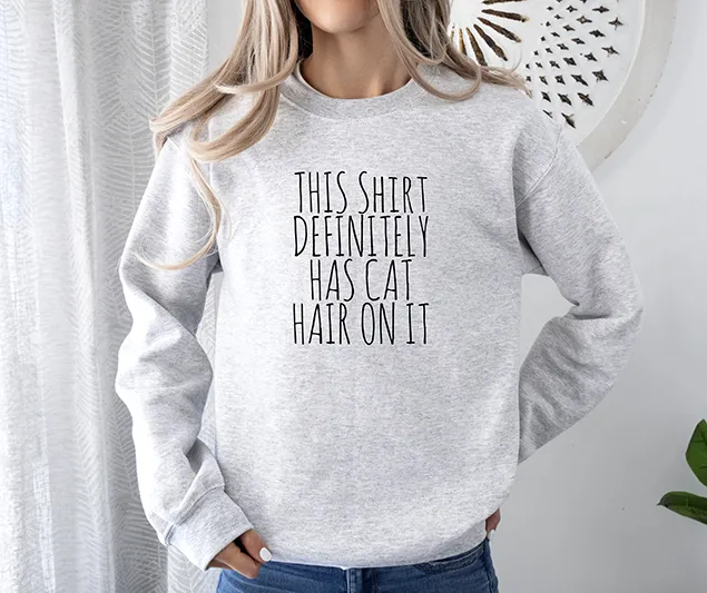 This Shirt Definitely Has Cat Hair On It Women's 3 Piece Pajama Set - In 3 Color Choices
