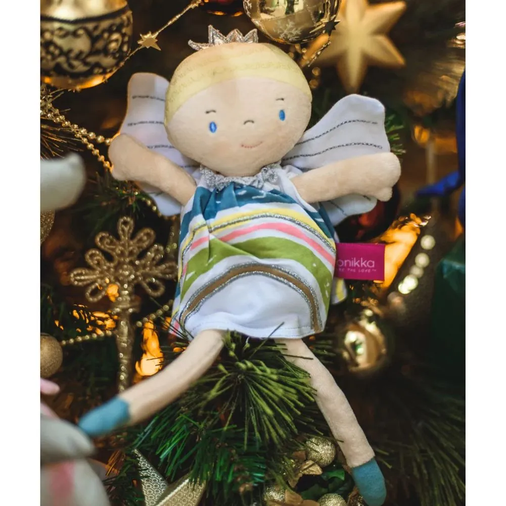 Tikiri Bonikka Collection Soft Body Plush Doll - Blonde Rainbow Fairy (11 inch)