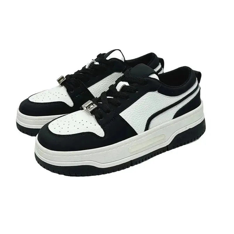 Top-Quality Durable Round-Toe Air Mesh Rubber Sneakers