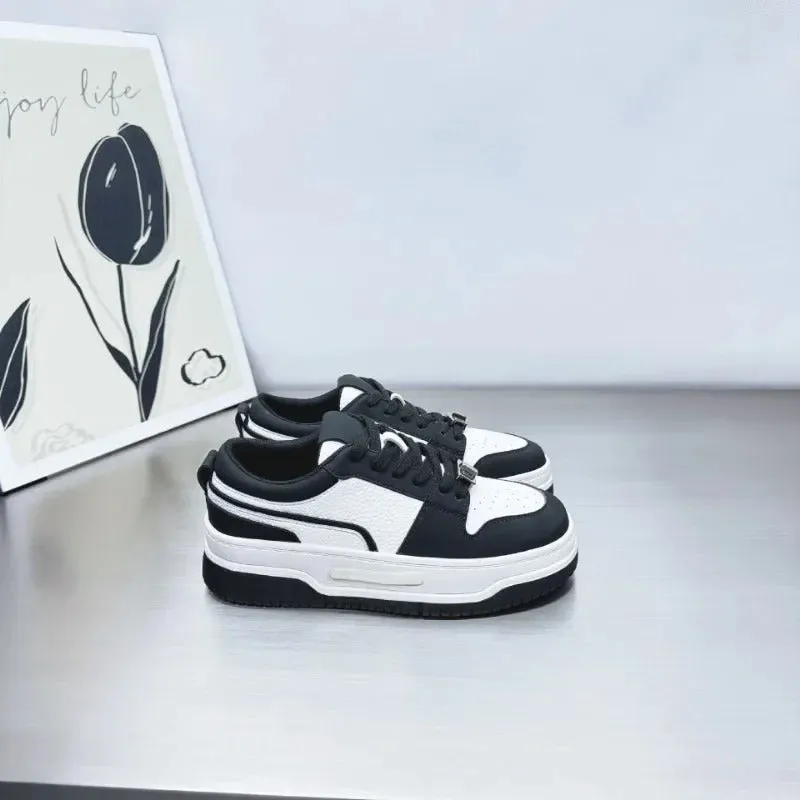 Top-Quality Durable Round-Toe Air Mesh Rubber Sneakers
