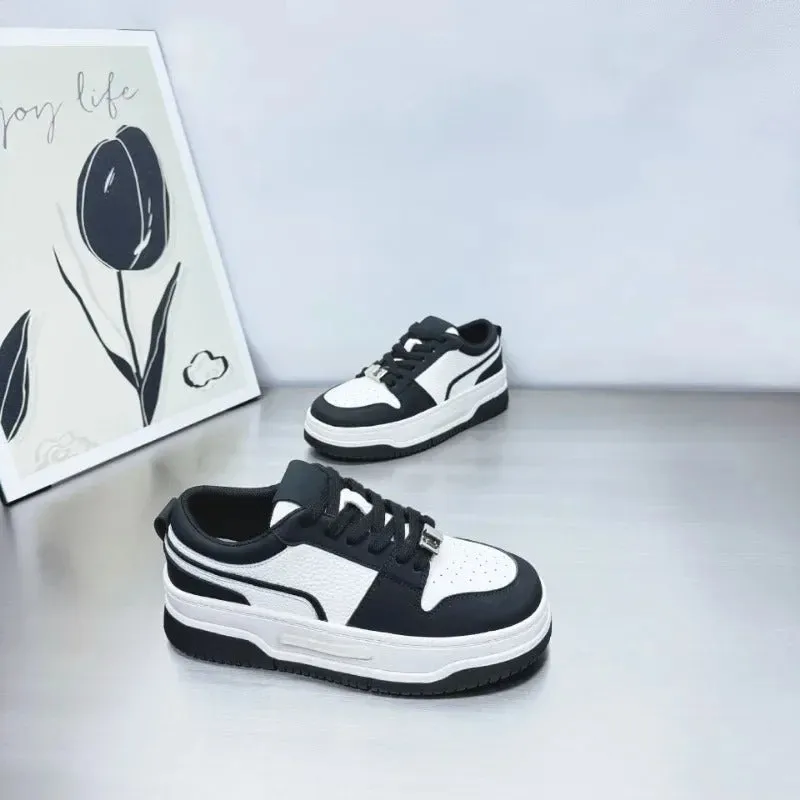 Top-Quality Durable Round-Toe Air Mesh Rubber Sneakers