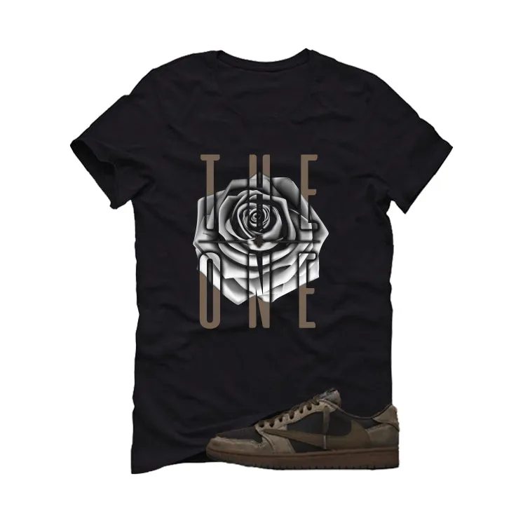 Travis Scott x Air Jordan 1 Low OG Velvet Brown Black T-Shirt (The One)| illcurrency