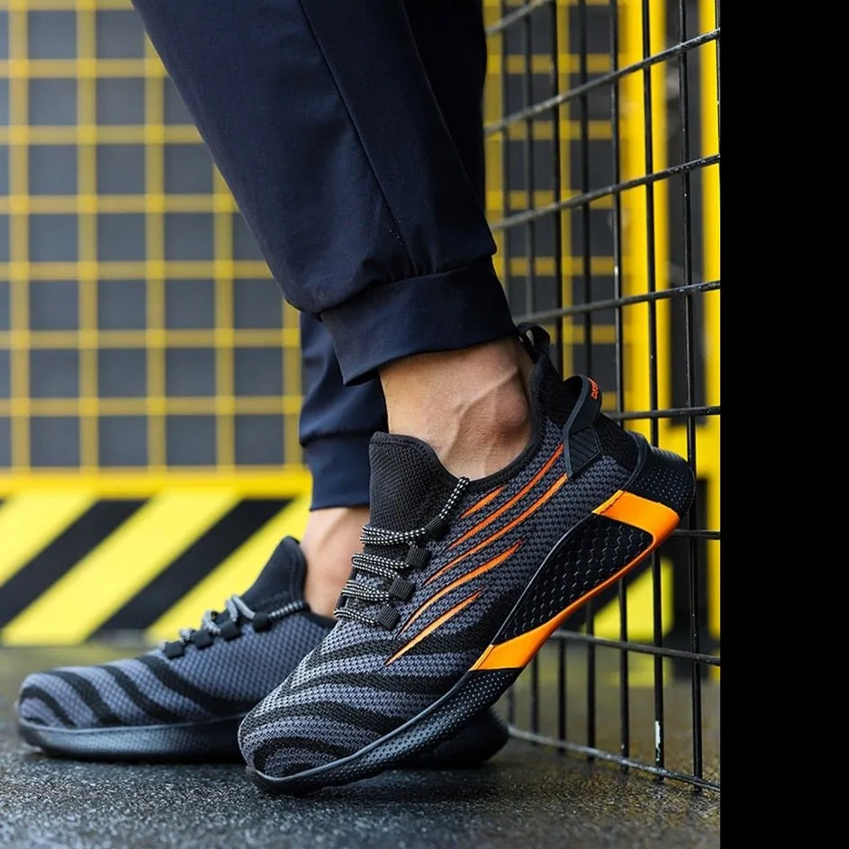 Unbreakable Ortho Safety Shoes - Orange