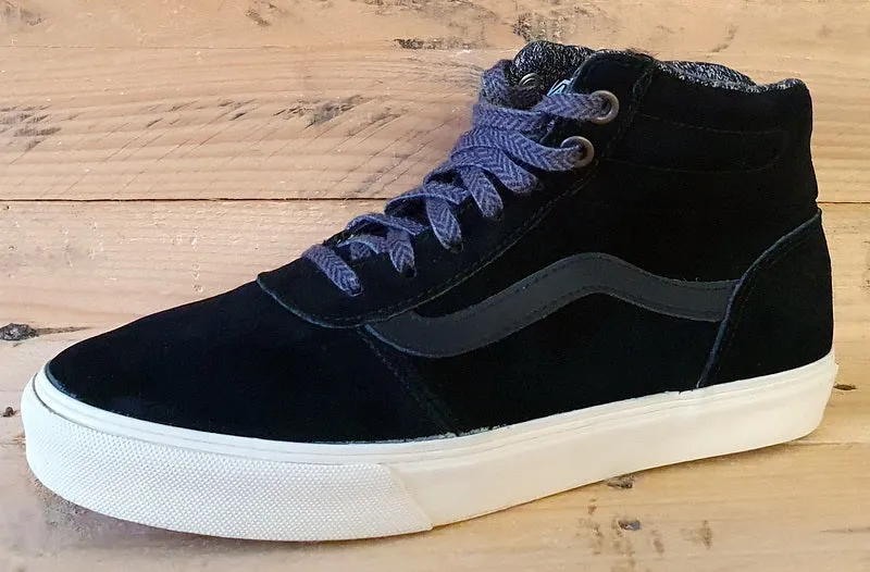 Vans Off The Wall Mid Suede Trainers UK3.5/US6/EU36 721278 Black/Grey