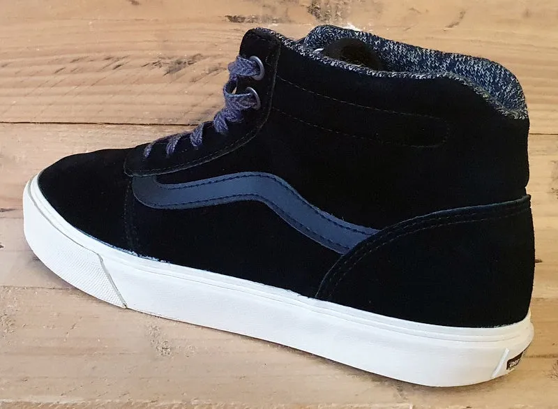 Vans Off The Wall Mid Suede Trainers UK3.5/US6/EU36 721278 Black/Grey