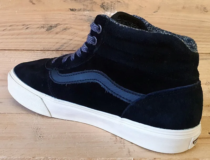 Vans Off The Wall Mid Suede Trainers UK3.5/US6/EU36 721278 Black/Grey