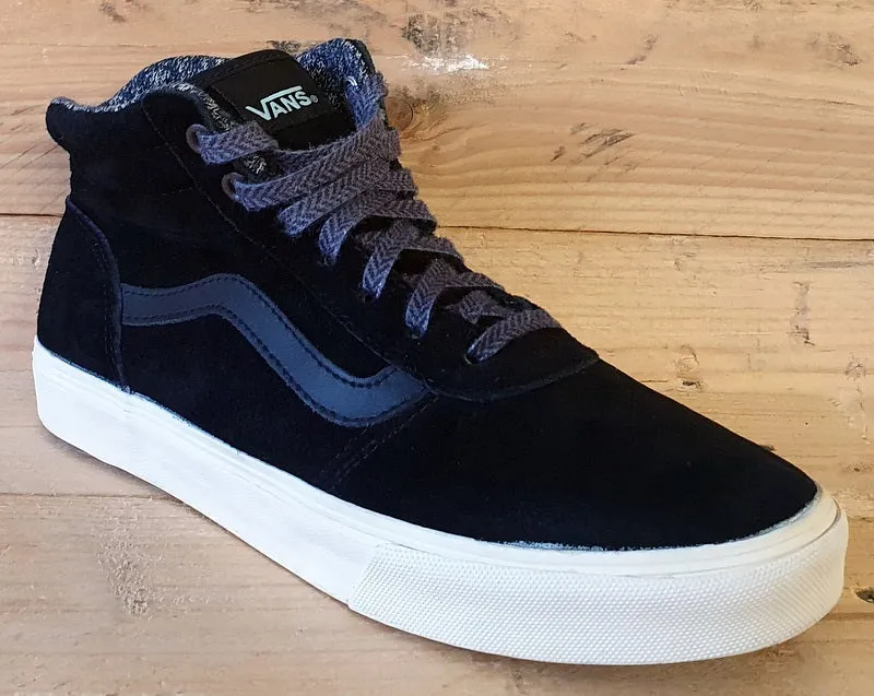 Vans Off The Wall Mid Suede Trainers UK3.5/US6/EU36 721278 Black/Grey
