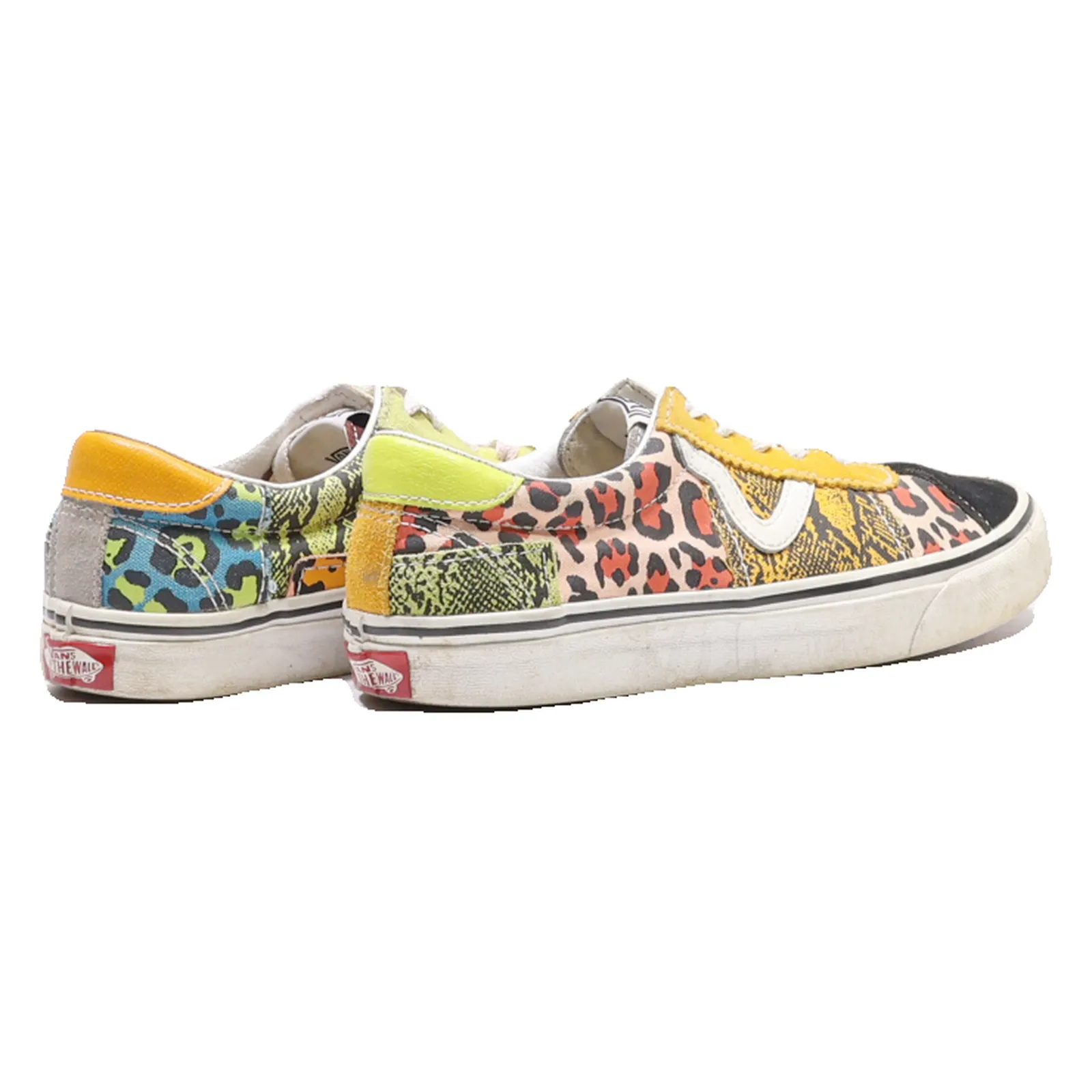 VANS Sneaker Trainers Green Suede Mens UK 5