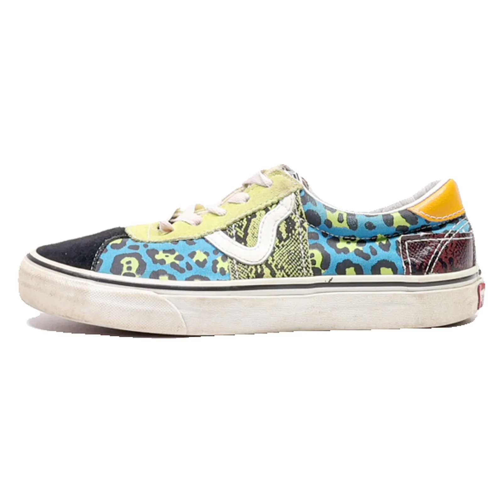 VANS Sneaker Trainers Green Suede Mens UK 5