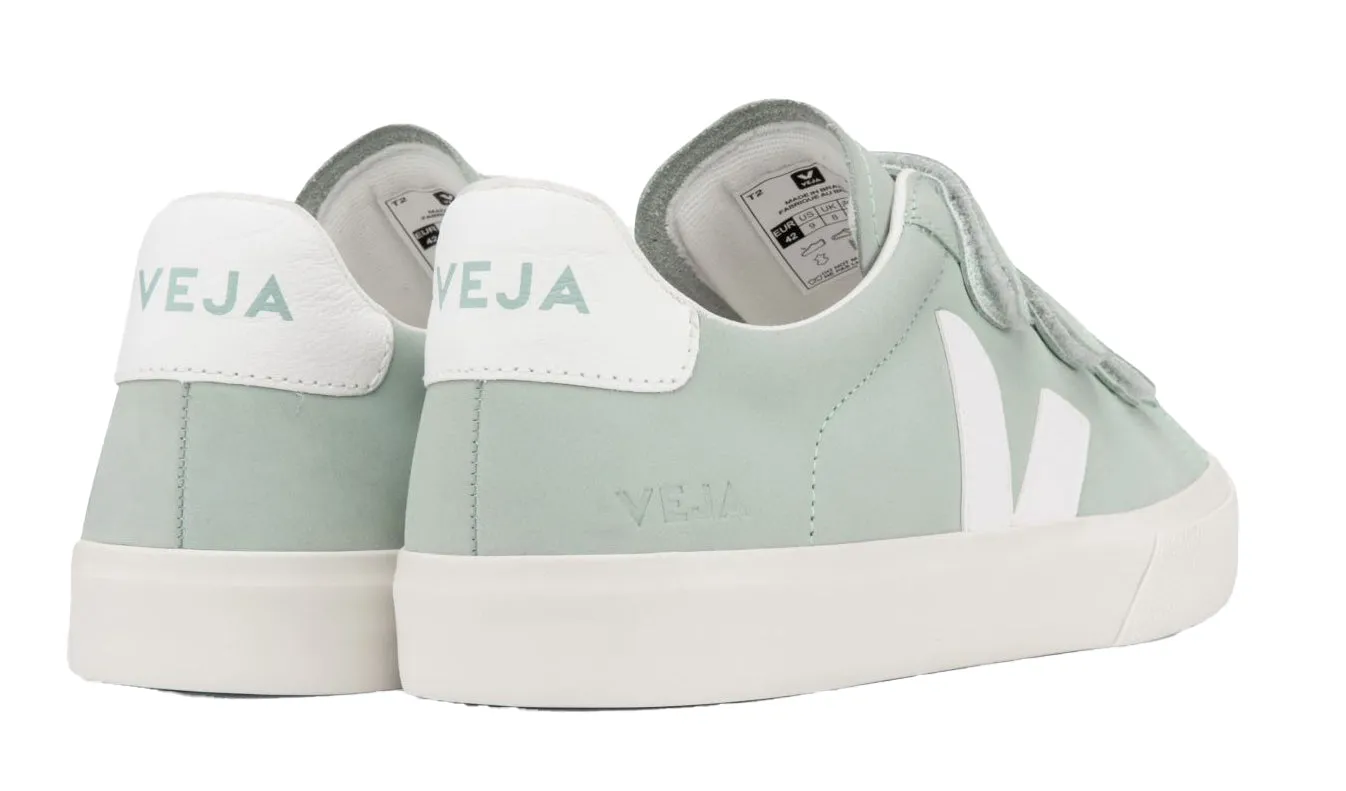 VEJA Recife Nubuck Matcha White Women