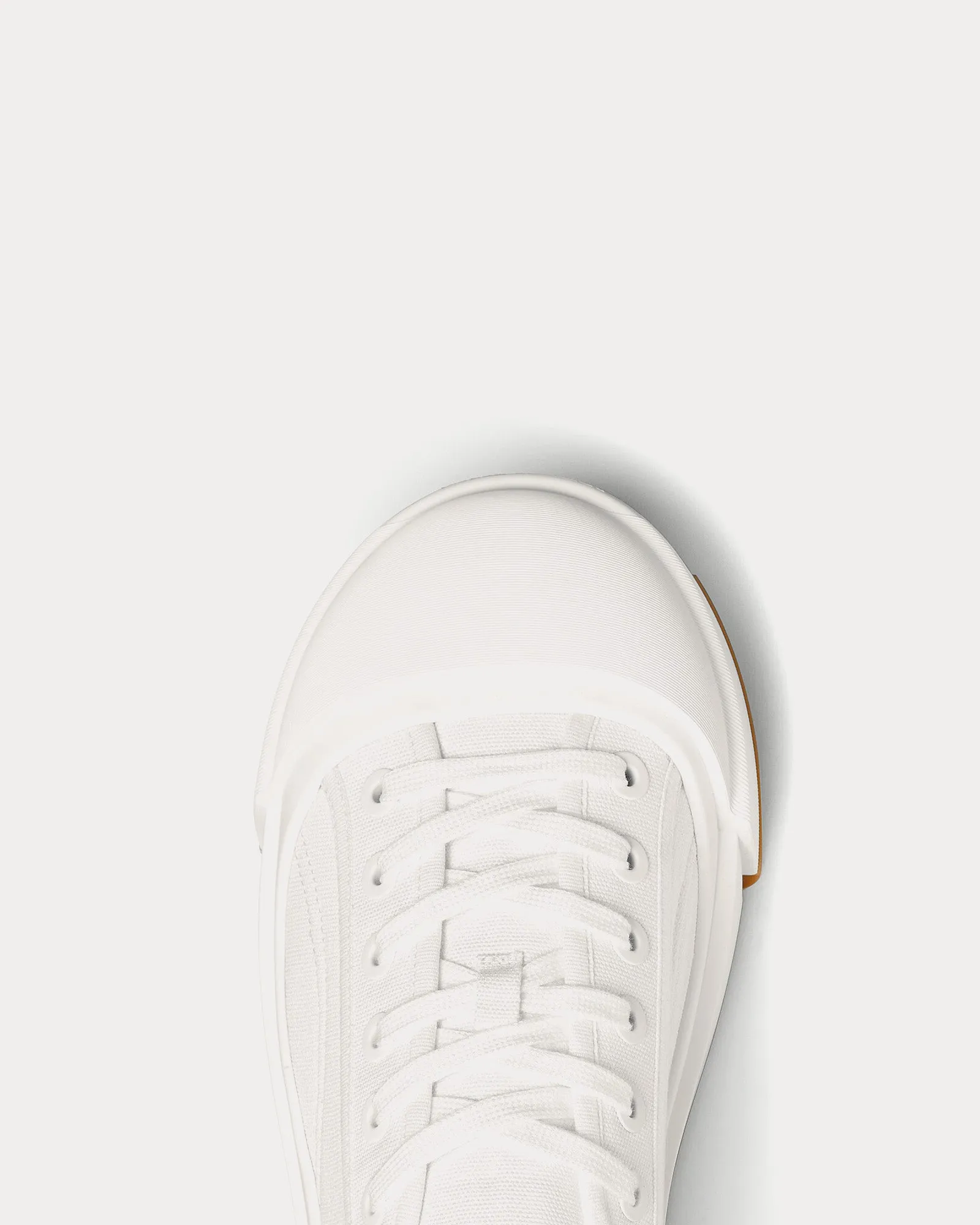Vulcan Platform Canvas Optic White Low Top Sneakers