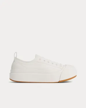 Vulcan Platform Canvas Optic White Low Top Sneakers