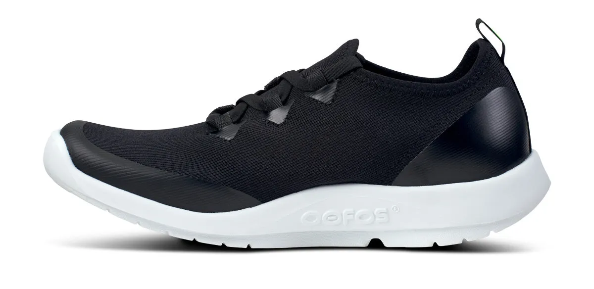 Women's OOmg Sport Lace Shoe - White Black
