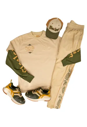 World to Build Heavy Weight Long Sleeve Bundle, Jogger, Dad Hat and G7 Sneaker